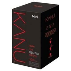 KANU 迷你溫和烘焙美式即溶咖啡棒, 1個, 100入, 900mg