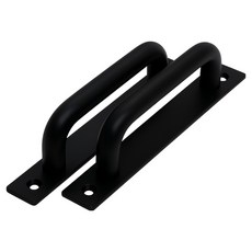 LIVINGiF 圓形傢俱板狀把手 小, 黑色, 2個