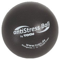 토구 안티 스트레스볼 6.5cm, 블랙, 1개