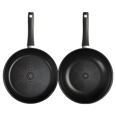 HAPPYCALL Brillo 鑽石鍋具2件組, 1套, 單一顏色, 平底鍋24cm + 炒鍋24cm