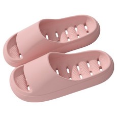 도림 도톰 비비드 물빠짐 미끄럼방지 EVA 욕실화, 핑크, 1개