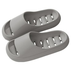 도림 도톰 비비드 물빠짐 미끄럼방지 EVA 욕실화, 그레이, 1개