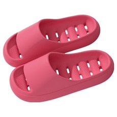 도림 도톰 비비드 물빠짐 미끄럼방지 EVA 욕실화, 핫핑크, 1개