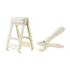 Kyhome 廚房矽膠防燙工具 2件組 防滑碗碟夾 防燙取碗夾 提盤夾, 1套, 米色