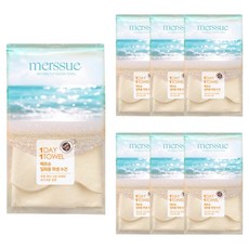 메르슈 무표백 순면 일회용 위생수건 면사, 7개