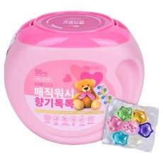 향기톡톡 매직워시 7 in 1 고농축 캡슐 세제, 1개, 50개입