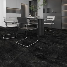 천일카페트 천일 데코온 접착식 데코타일 30 x 30 cm 18p, 마블 블랙, 1개