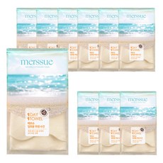 메르슈 무표백 순면 일회용 위생수건 면사, 10개