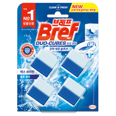 브레프 듀오큐브 맥스 하이진 변기세정제 4p, 200g, 1개