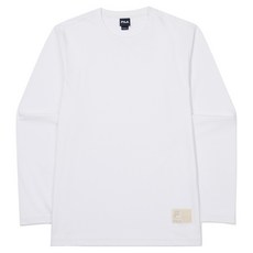 휠라 남녀공용 유니 에센셜 레귤러핏 긴팔 티셔츠 FS2RLF3101X