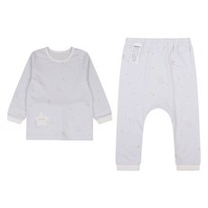 압소바 신생아용 두두 텐셀 내의 상하의 세트