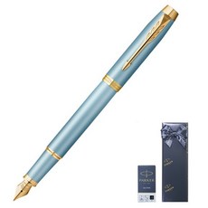 PARKER 派克 IM Core Ritual GT 鋼筆 + 卡式墨水管禮盒組, F, 綠色