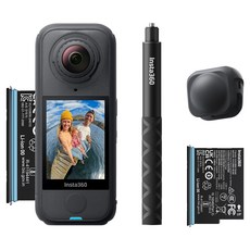인스타360 X4 Air 스타트 번들 액션캠, SE03, 블랙