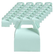 B Home Baking 前開式手提包裝盒 迷你, 薄荷綠, 50個