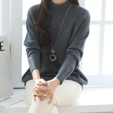 Lusida 女款 Leana 半高領針織衫