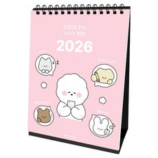 DONNAANDFRIENDS 常常幸福的 2026 桌曆, 混合顏色, 1個