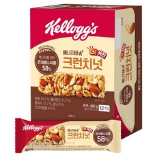Kellogg's 家樂氏 能量棒K 香脆堅果, 480g, 1個