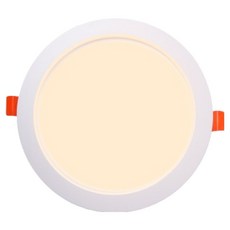 비츠조명 LED DC타입 다운라이트 매입등 12W 130mm, 화이트 + 전구색, 1개