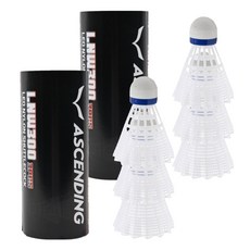 ASCENDING 가성비 배드민턴 셔틀콕 LNW300, 화이트, 3개입, 2개