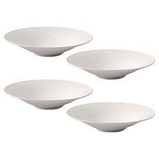 Villeroy&Boch Manufacture Rock Blanc 白瓷深碗 28.5cm, 白色, 4個