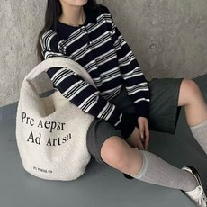 寶麗媽 Croffle 條紋翻領孕婦針織衫 C088