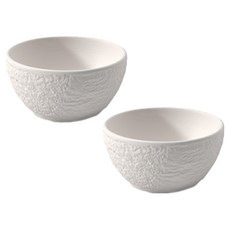 Villeroy&Boch Manufacture Rock Blanc 深碗 0.11L, 白色, 2個