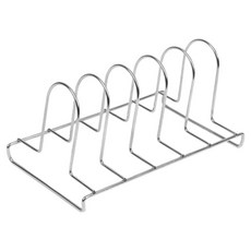 스토피아 연마제 없는 접시꽂이, 1개, 실버