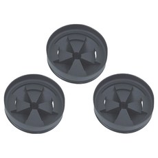 InSync Eraser 防濺板橡膠蓋 8.5cm 3入, 防濺板 3個, 黑色