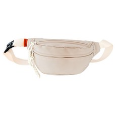 Steadial 簡約休閒郵差自行車腰包, 白色, 1個