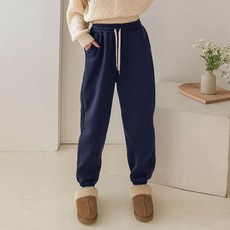 Bori Mom 內刷毛素色孕婦束口運動褲 J094