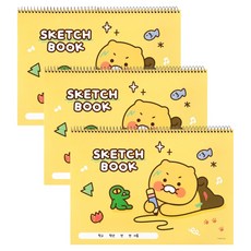 춘식이 스케치북, 8절, 3개, 25매