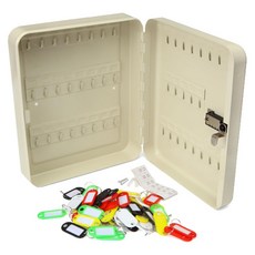 壁掛式鑰匙保管箱 KP-W45(P), 米色, 1個