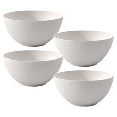 빌레로이앤보흐 매뉴팩처락 블랑 샐러드 볼 24cm, 화이트, 4개