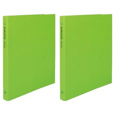 마이다스 노블레스 O바인더 3공 2cm A4, 연두색, 2개