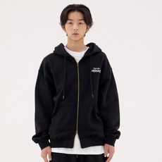 어반에이지 남녀공용 DESIGN STUDIO 로고 오버핏 후드집업