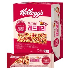 켈로그 에너지바 K 레드베리 12p, 420g, 1개