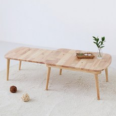 MARKET B PONDU 伸縮式橡膠木桌 120.5 x 50 x 33.9cm, 原木色