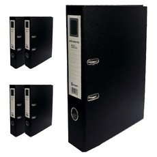 영오 2공 레버아치 LA 바인더 5cm, 흑색, 5개