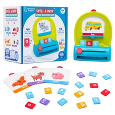 에듀케이셔널인사이츠 러닝리소스 스펠 드랍 워드 빌딩 학습 교구 세트 EDI1585, 1세트