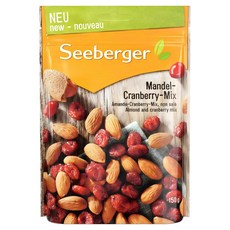 德國 Seeberger 蔓越莓杏仁綜合堅果, 1個, 150g
