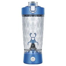 TAILI 太力 炫彩Tritan電動運動蛋白粉咖啡攪拌杯 藍色 650ml, ZH90