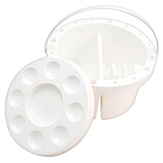 DADA 多用途美術用調色盤水桶, 白色