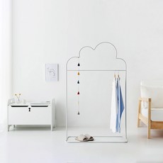 MARKET B KURUM 立式衣架 81130, 白色