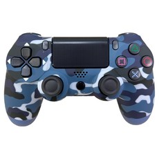 副廠 PS4手把 迷彩藍, 1個, S03-P4-21