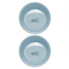 Block Mart 洗臉沐浴兩用臉盆 L, 藍色, 2個