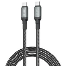 中國 XO 240W高功率TYPE-C充電線, 1個, 黑色, 1m