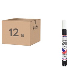 monAmi 圓頭油性麥克筆, 黑色, 12個裝