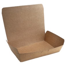 Me&MyWay 飯捲 血腸 一次性牛皮紙便當盒 850ml, 1個, 50入