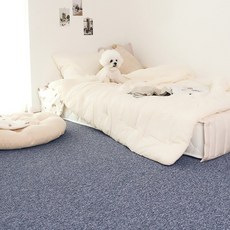 파미야 반려동물 셀프시공 카페트 매트, 블루그레이, 24개