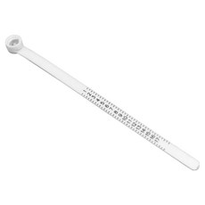 호호랜드 간단한 반지 크기 측정 링, 화이트, 1개